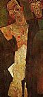Egon Schiele Prophets painting